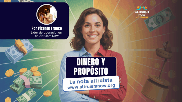 ¿Dinero y propósito?