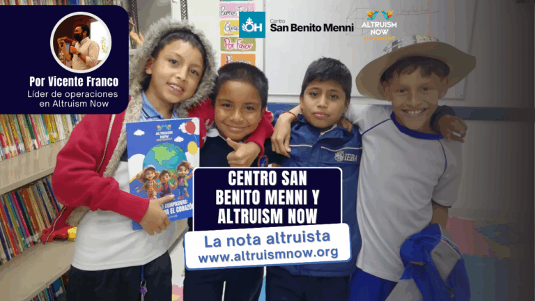 Alianza transformadora en Soacha: Centro San Benito Menni y Altruism Now