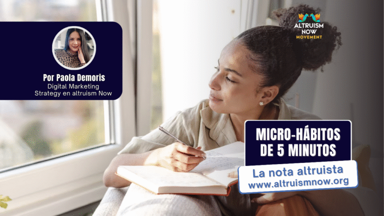 Micro-hábitos de 5 minutos: Transforma tu bienestar y día a día