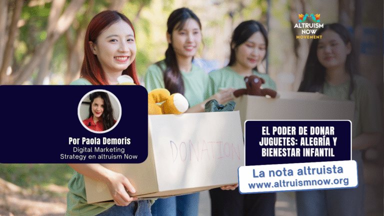 El poder de donar juguetes: alegría y bienestar infantil