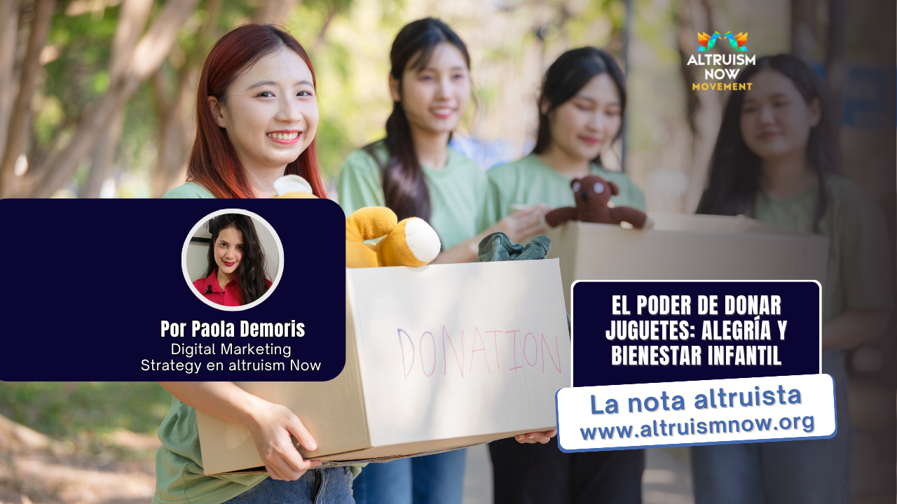 El poder de donar juguetes: alegría y bienestar infantil
