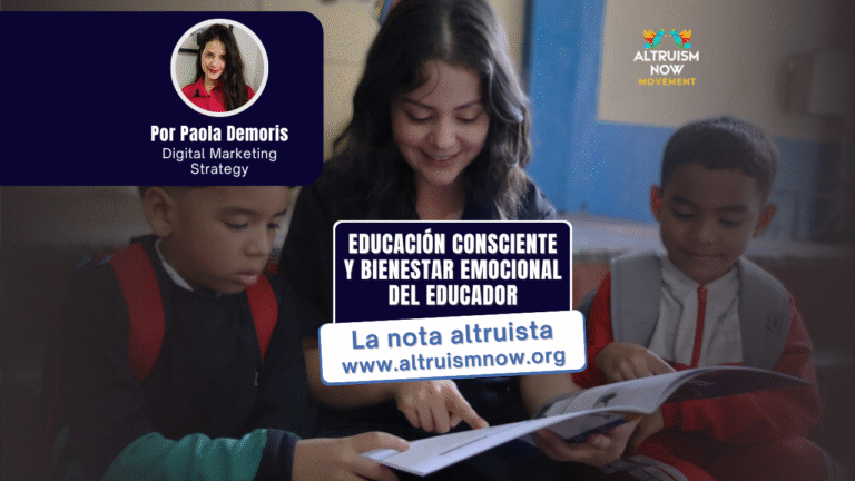 Educación consciente y bienestar emocional del educador