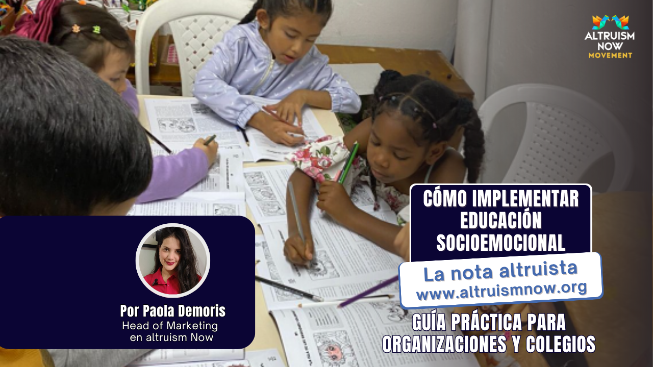 Cómo implementar educación socioemocional en fundaciones, colegios y programas sociales (guía práctica 2026)